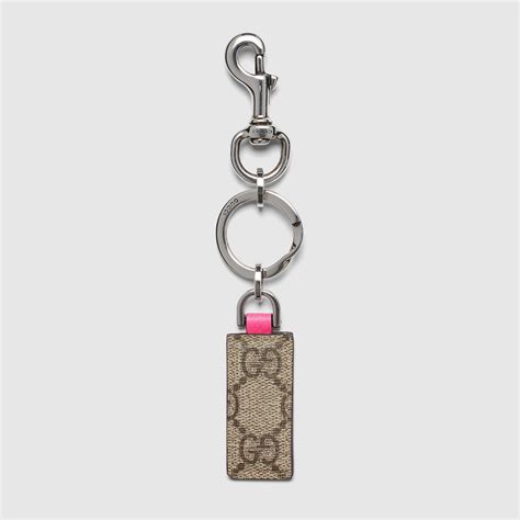 cool supreme logo gucci|Ophidia keychain with hook closure .